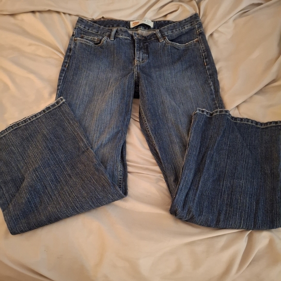 Route 66 Women's Blue Flare Wide Leg Jeans - Picture 3 of 8